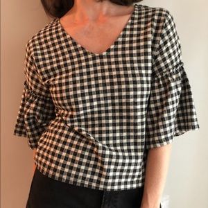 Cute check top
